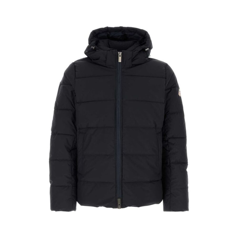Pyrenex Men Navy Blue Polyester Spoutnic Down Jacket